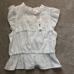 GB girls ruffle top
